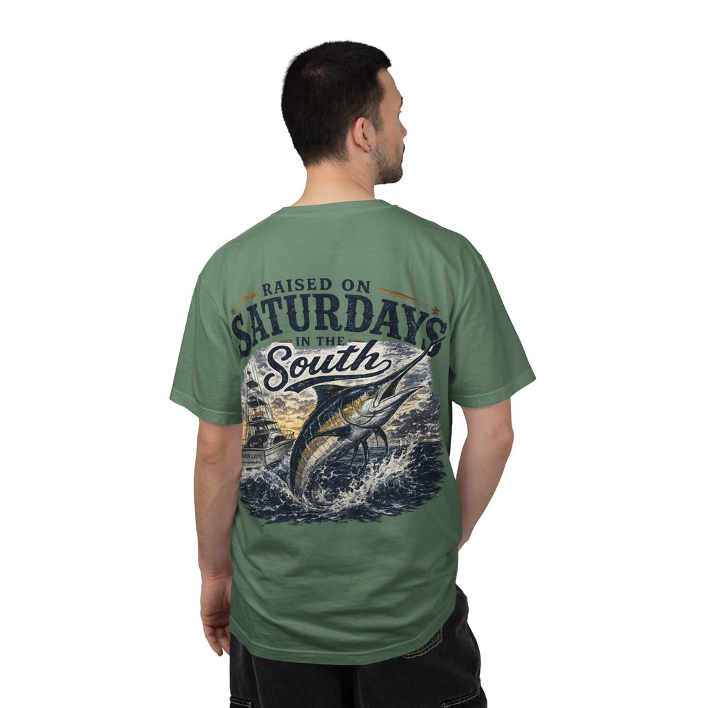 Raised On Saturdays In The South T-Shirt-Deep Sea Saturdays