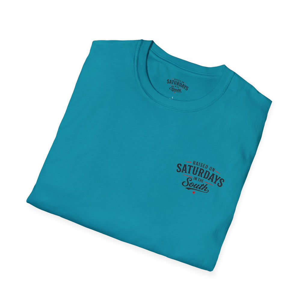 "Raised On Saturdays In The South" Vintage T-Shirt-Saturdays Are Made For Fishin