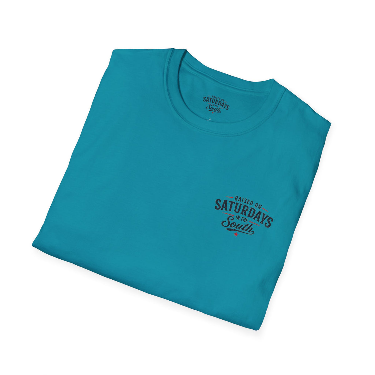 "Raised On Saturdays In The South" Vintage T-Shirt-Saturdays Are Made For Fishin