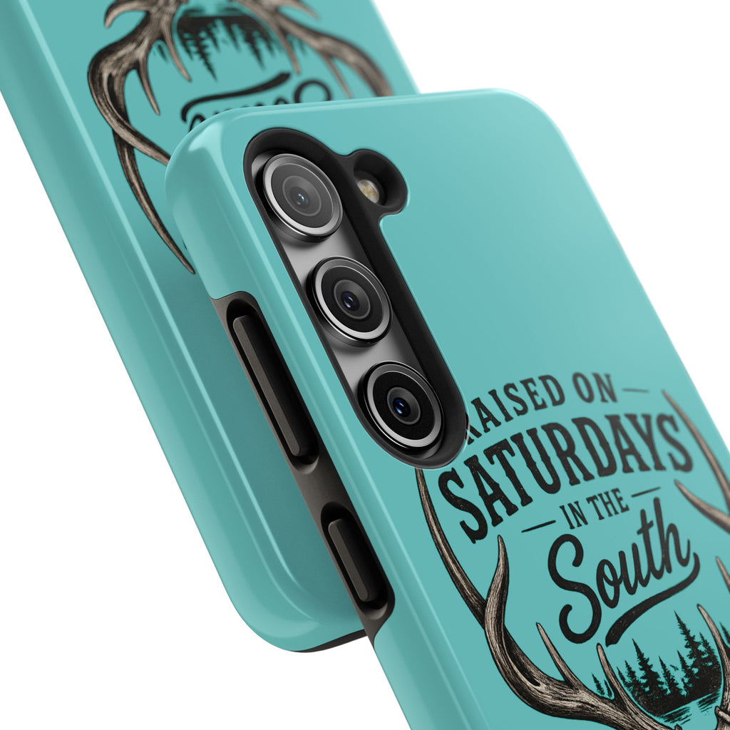 The Spreads Runs Deep In The Woods Phone Case-(blue)