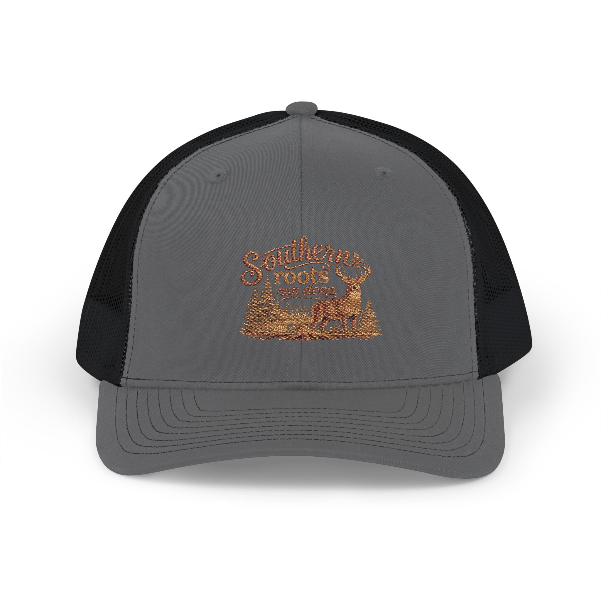 Snapback Trucker Cap - "Southern Roots Run Deep"