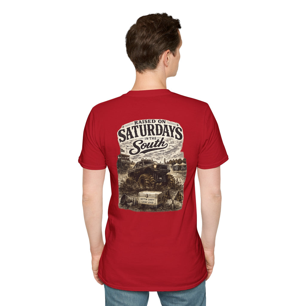 Raised On Saturdays In The South Vintage T-Shirt- Mud Park Saturdays