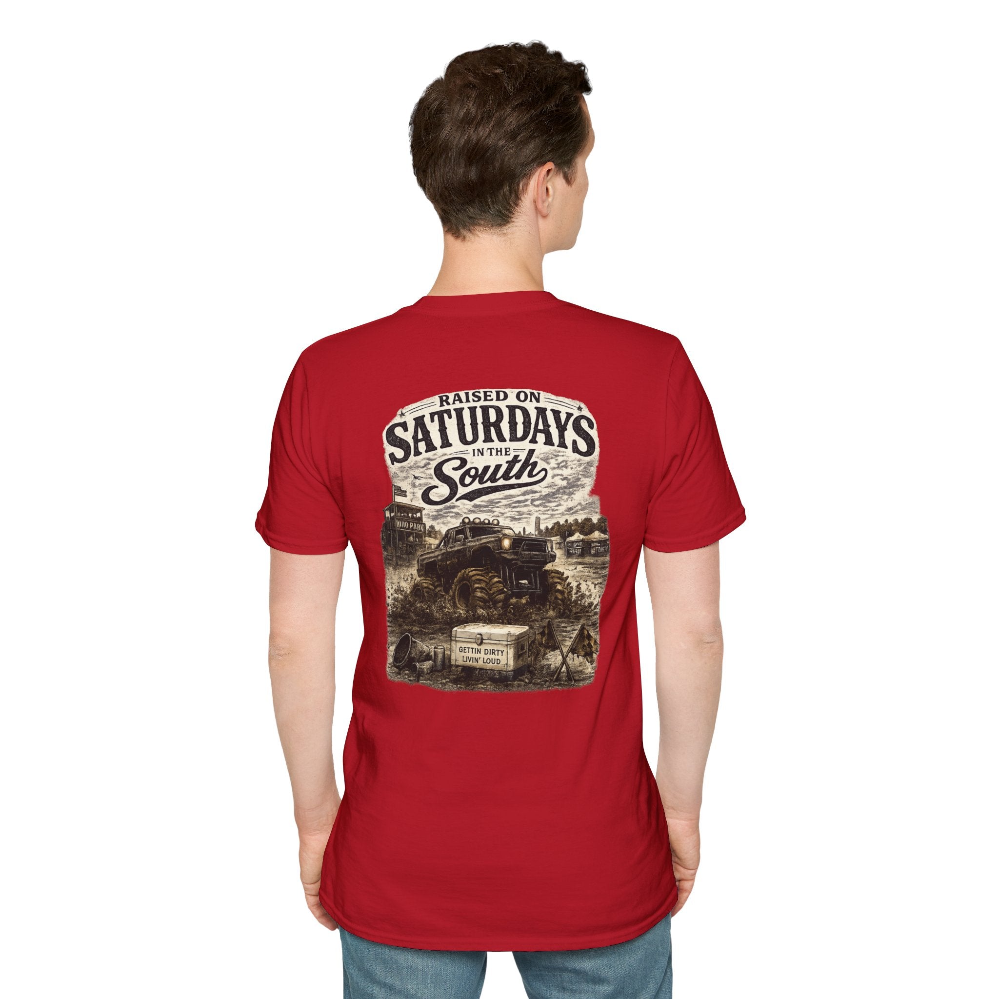 Raised On Saturdays In The South Vintage T-Shirt- Mud Park Saturdays