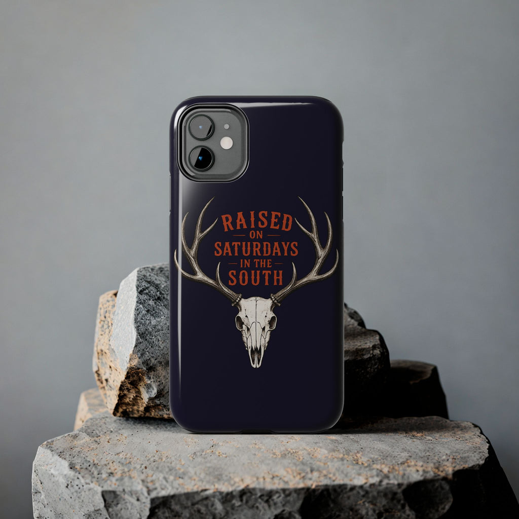 The Spreads Runs Deep In The Woods Phone Case-(blue)