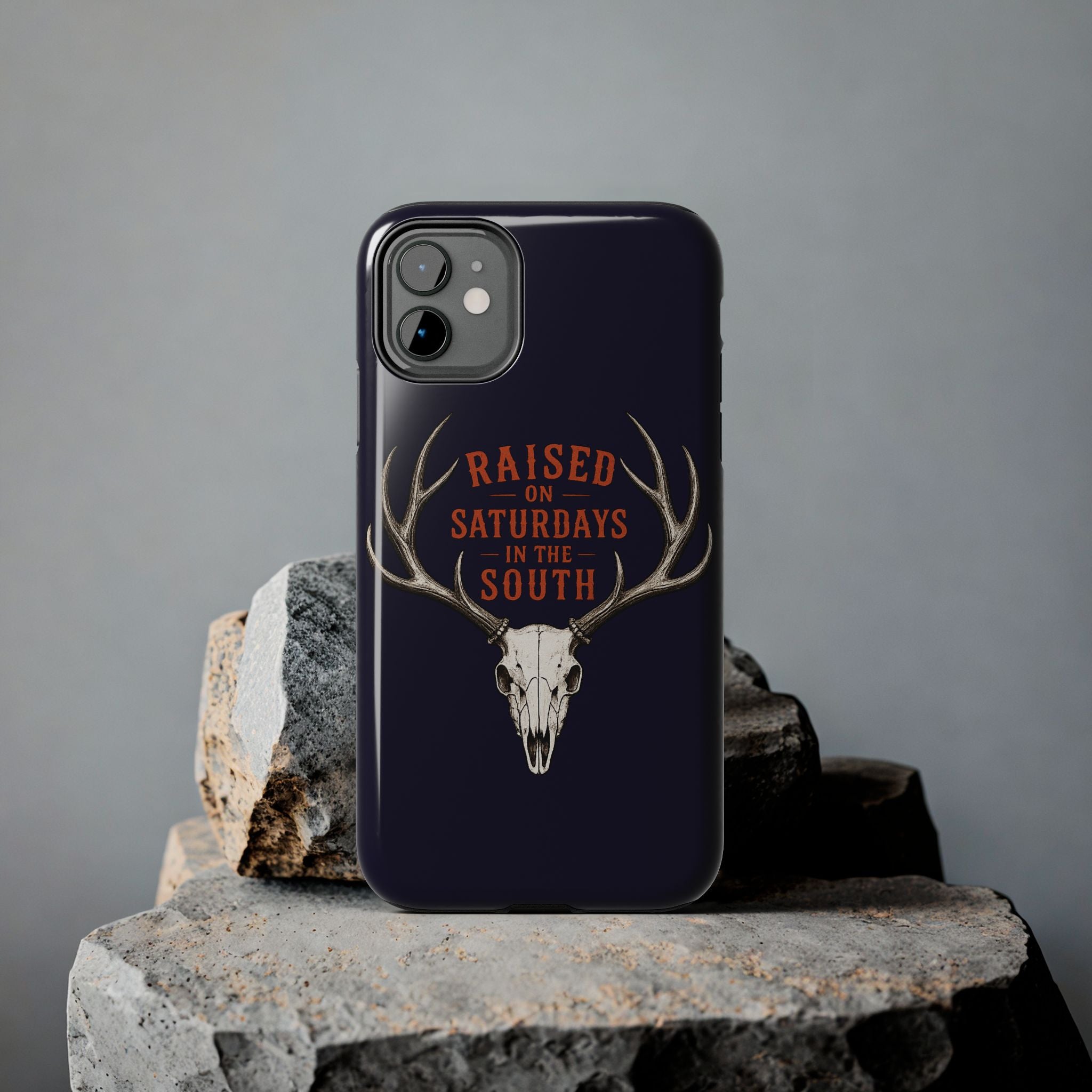 The Spreads Runs Deep In The Woods Phone Case-(blue)