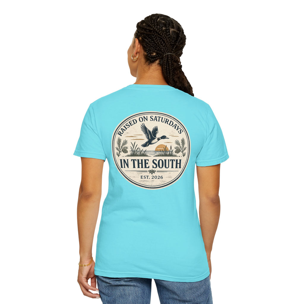 Raised On Saturdays In The South Classic T-Shirt - Duck Season