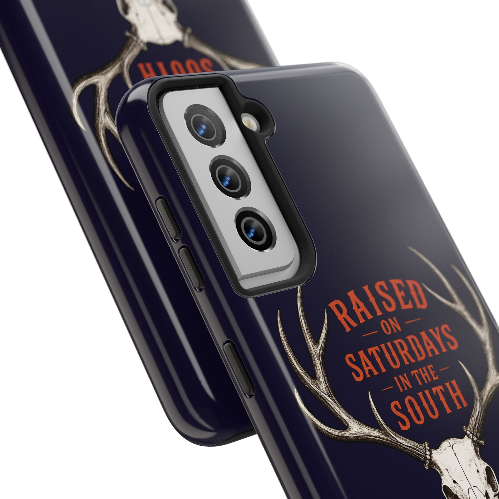 The Spreads Runs Deep In The Woods Phone Case-(blue)