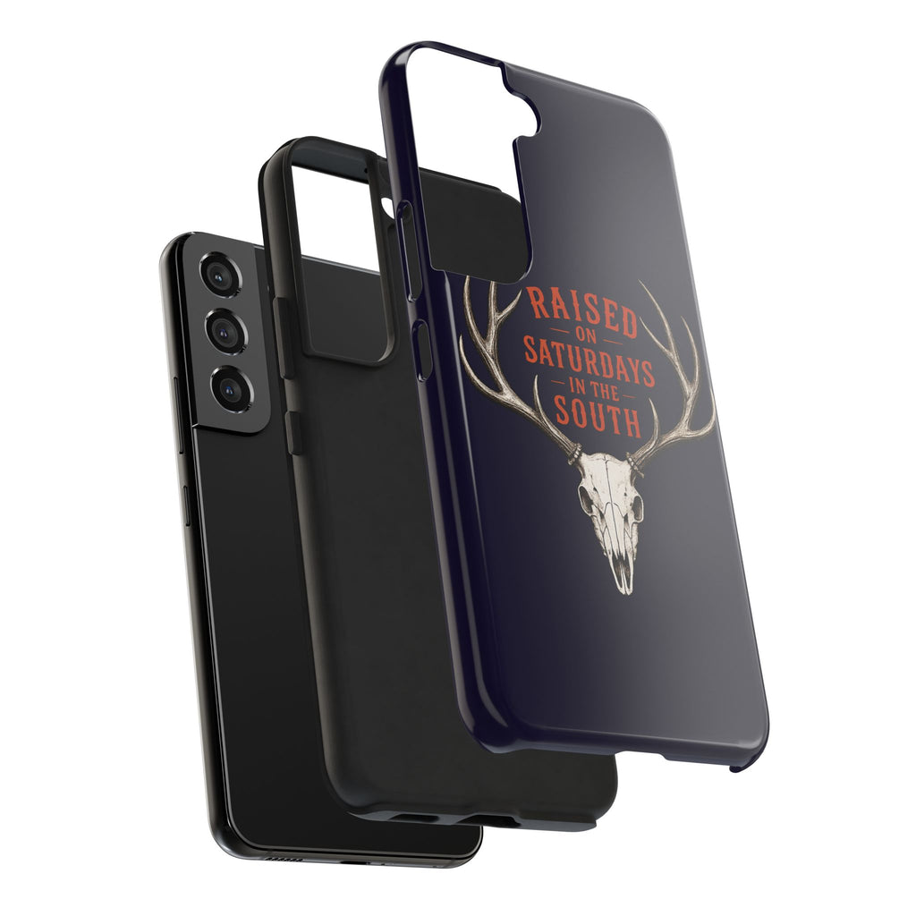 The Spreads Runs Deep In The Woods Phone Case-(blue)