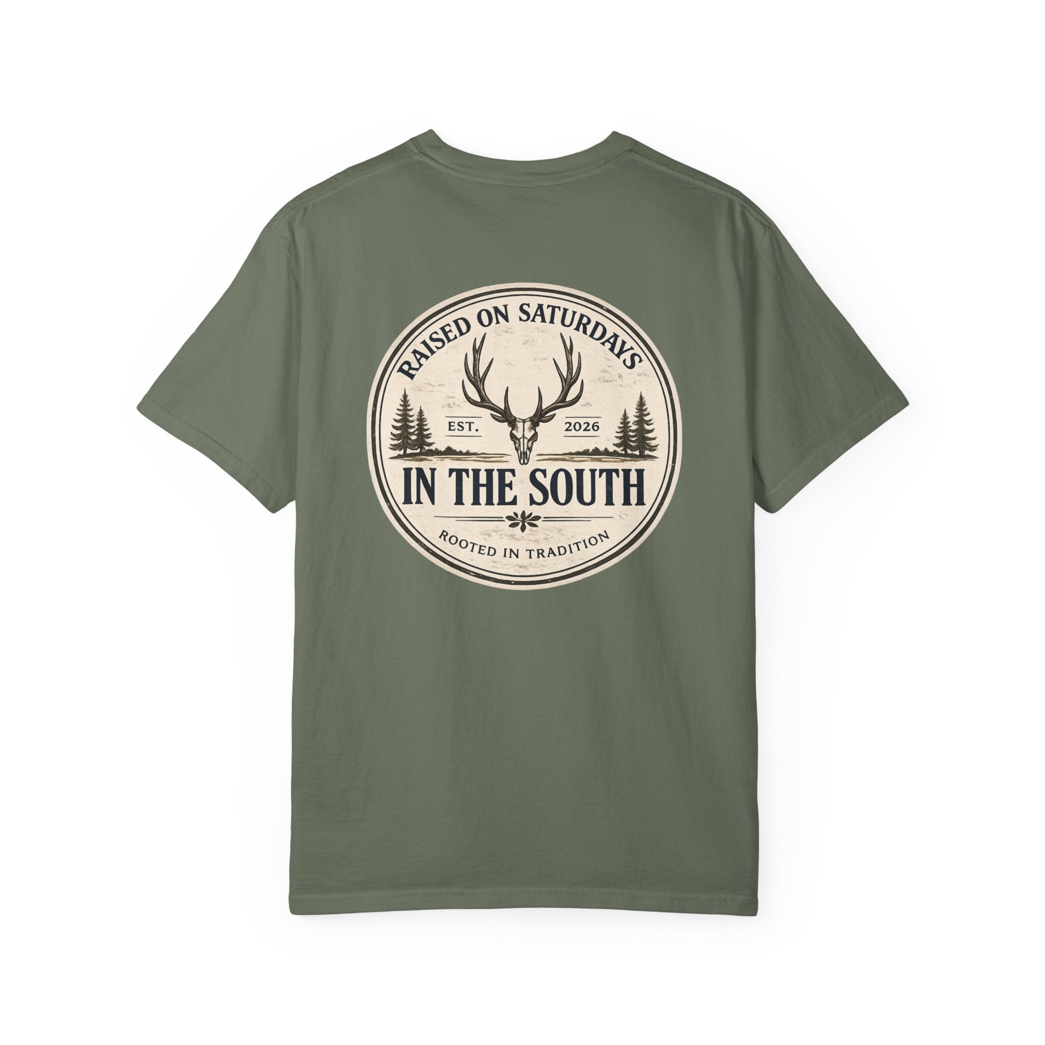 Raised On Saturdays In The South Classic T-Shirt — Deer Season