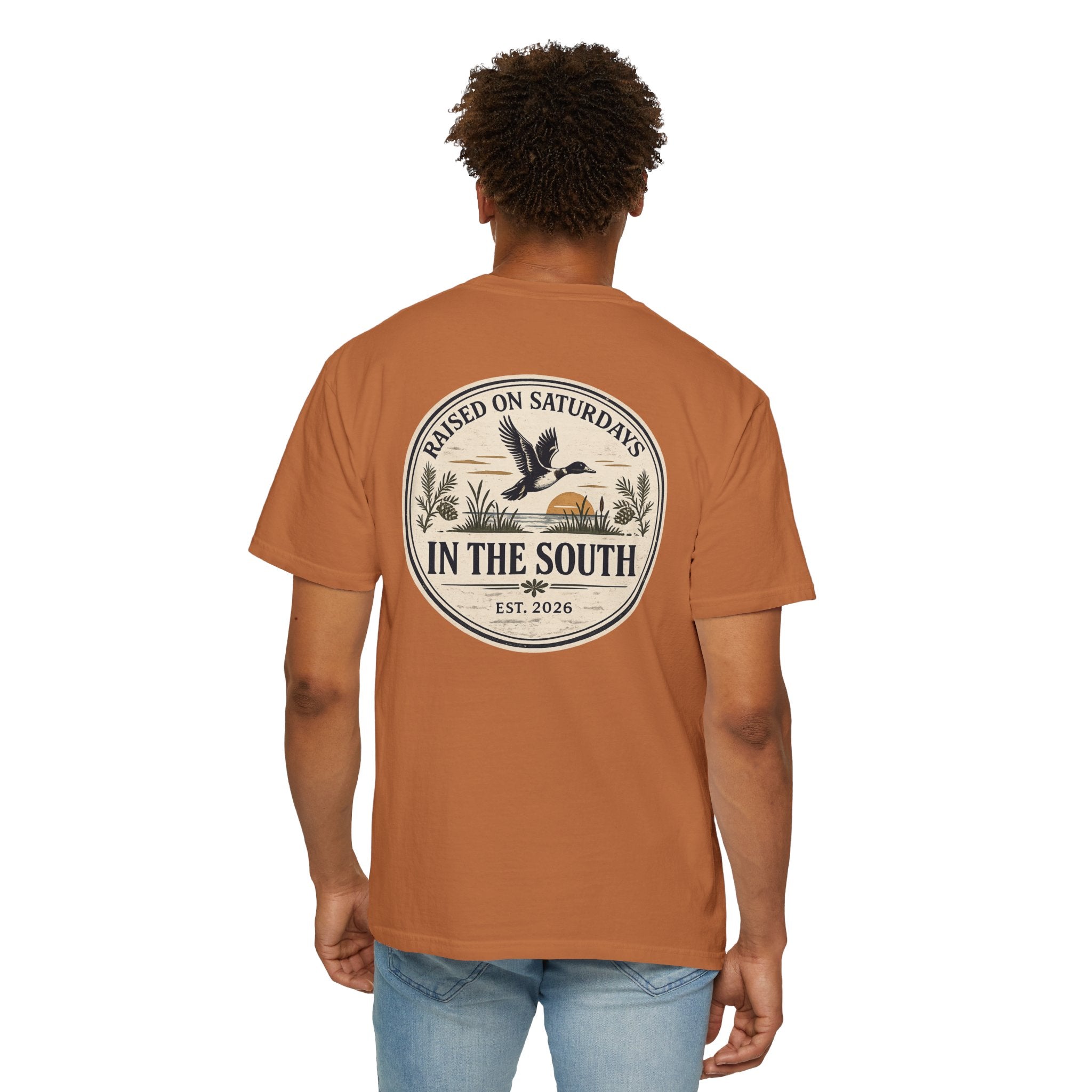 Raised On Saturdays In The South Classic T-Shirt - Duck Season