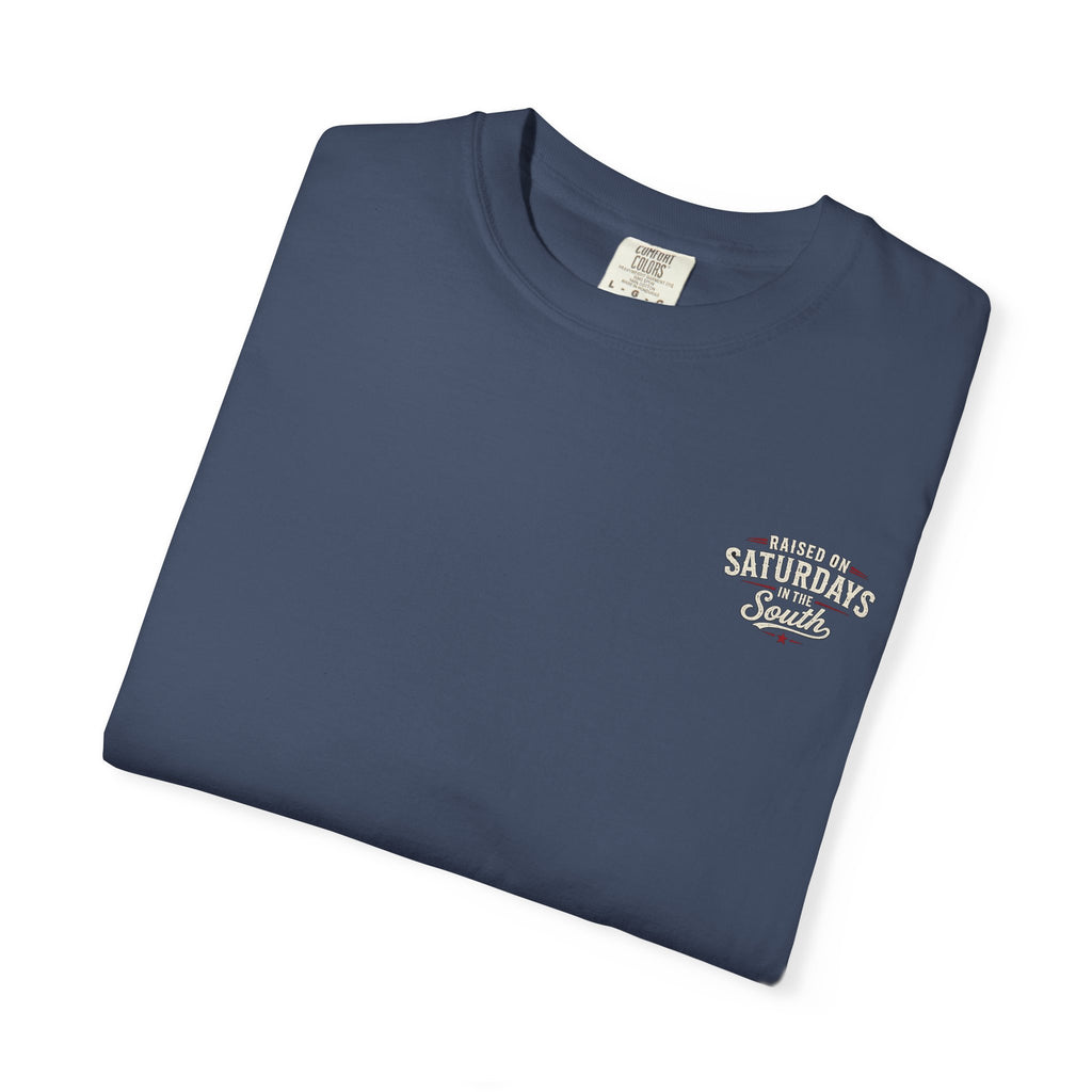 Raised On Saturdays In The South T-Shirt — Relaxing Saturday Morning In The Mountains