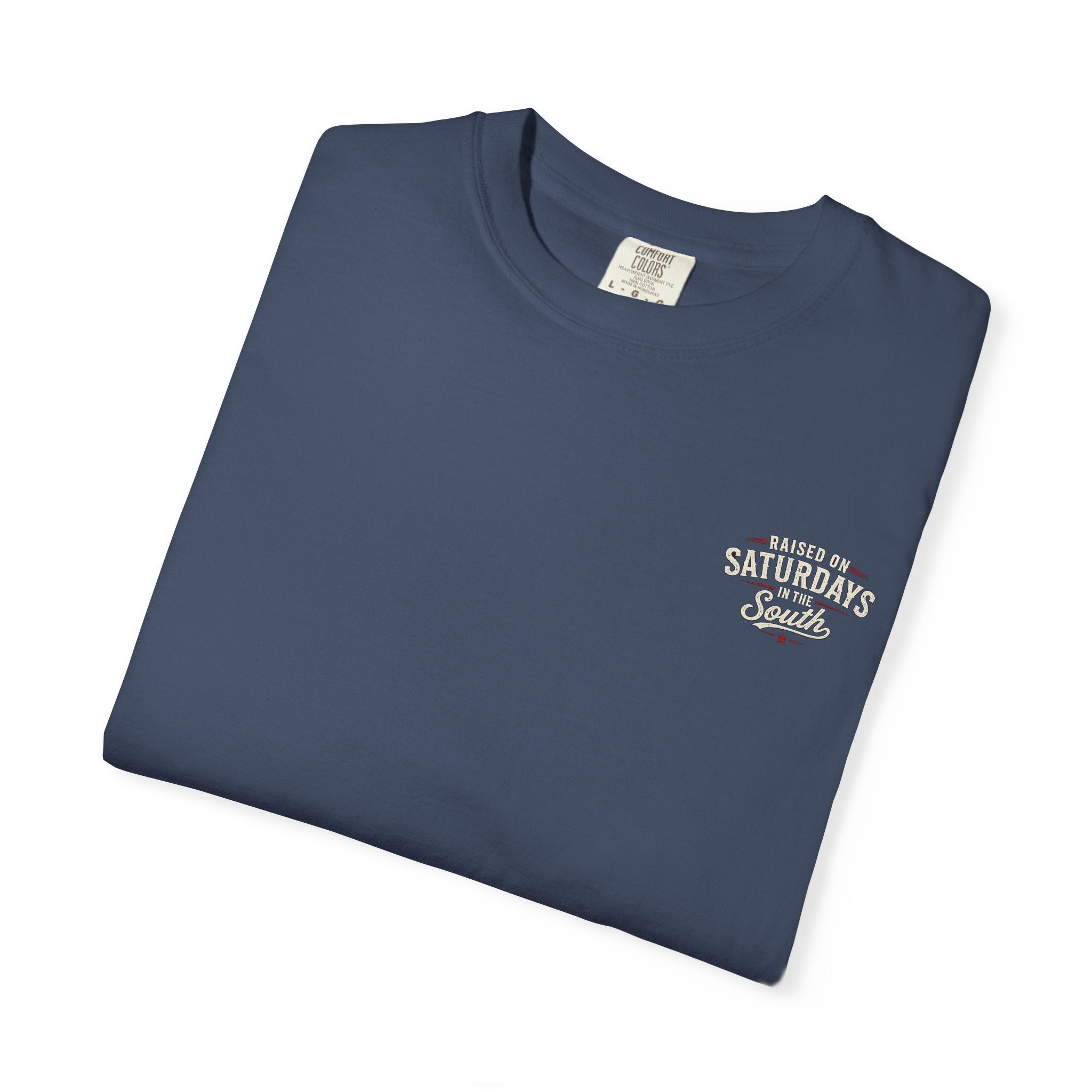 Raised On Saturdays In The South T-Shirt — Relaxing Saturday Morning In The Mountains