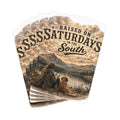 Raised On Saturdays In The South Poker Cards