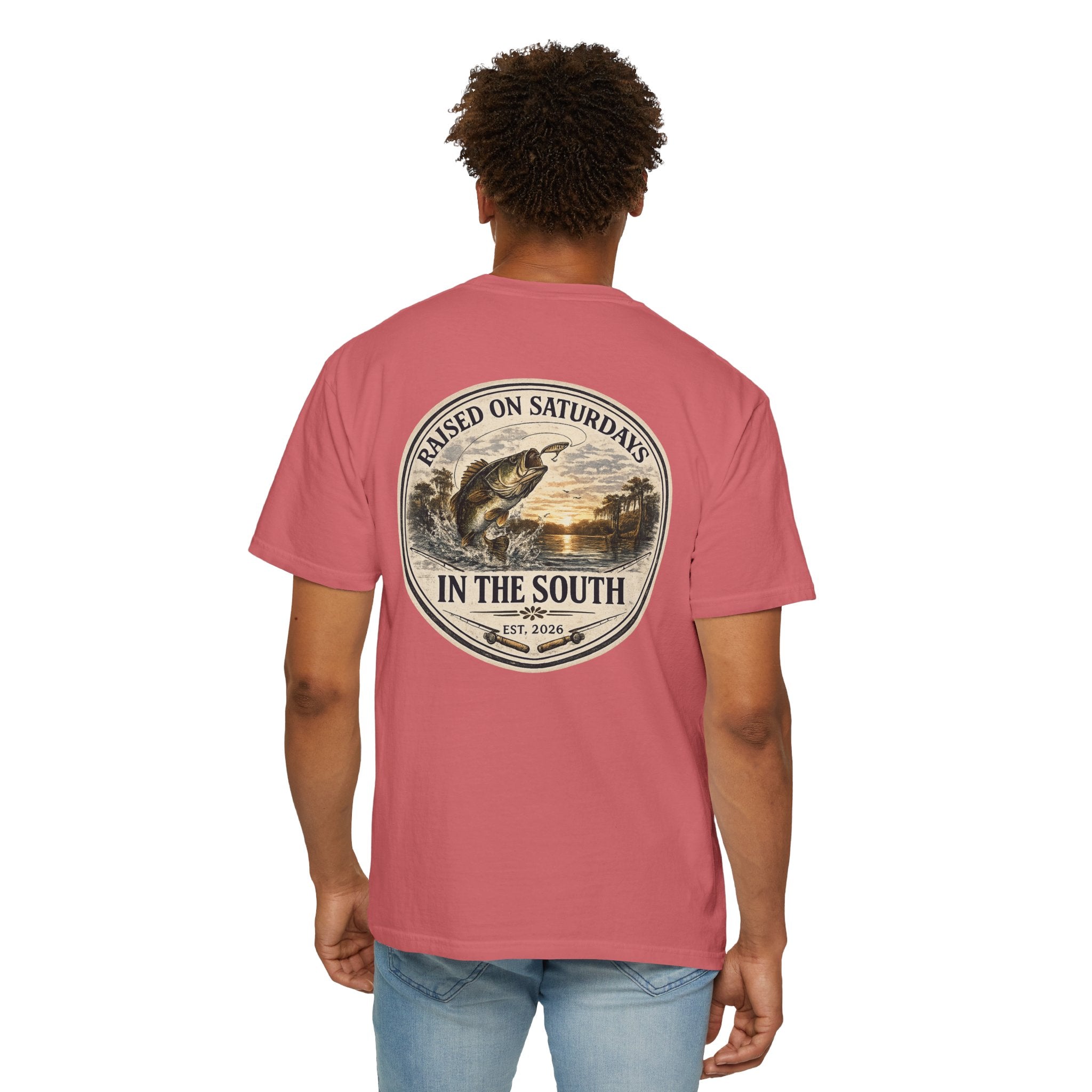 Raised On Saturdays In The South Classic T-Shirt- Fishin Season