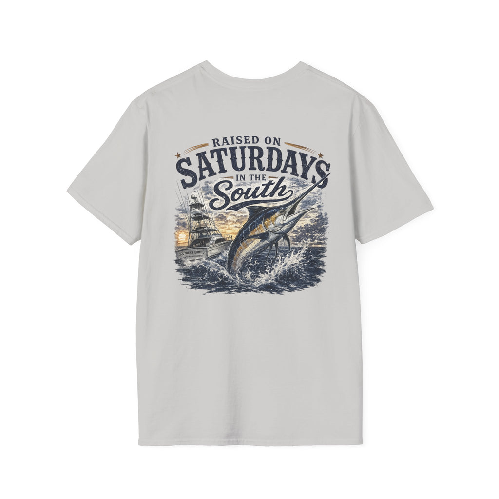 Raised On Saturdays In The South Vintage T-Shirt- Deep Sea Saturdays