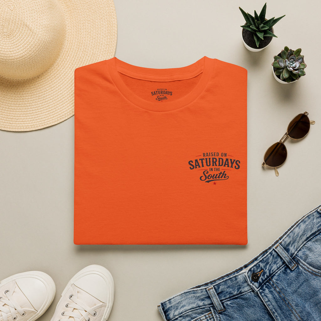 "Raised On Saturdays In The South" Vintage T-Shirt-Saturdays Are Made For Fishin