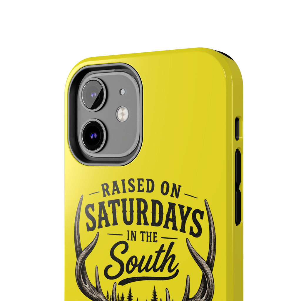 Raised On Saturdays In The South Phone Case-Spread Runs Deep In The Woods-(yellow)
