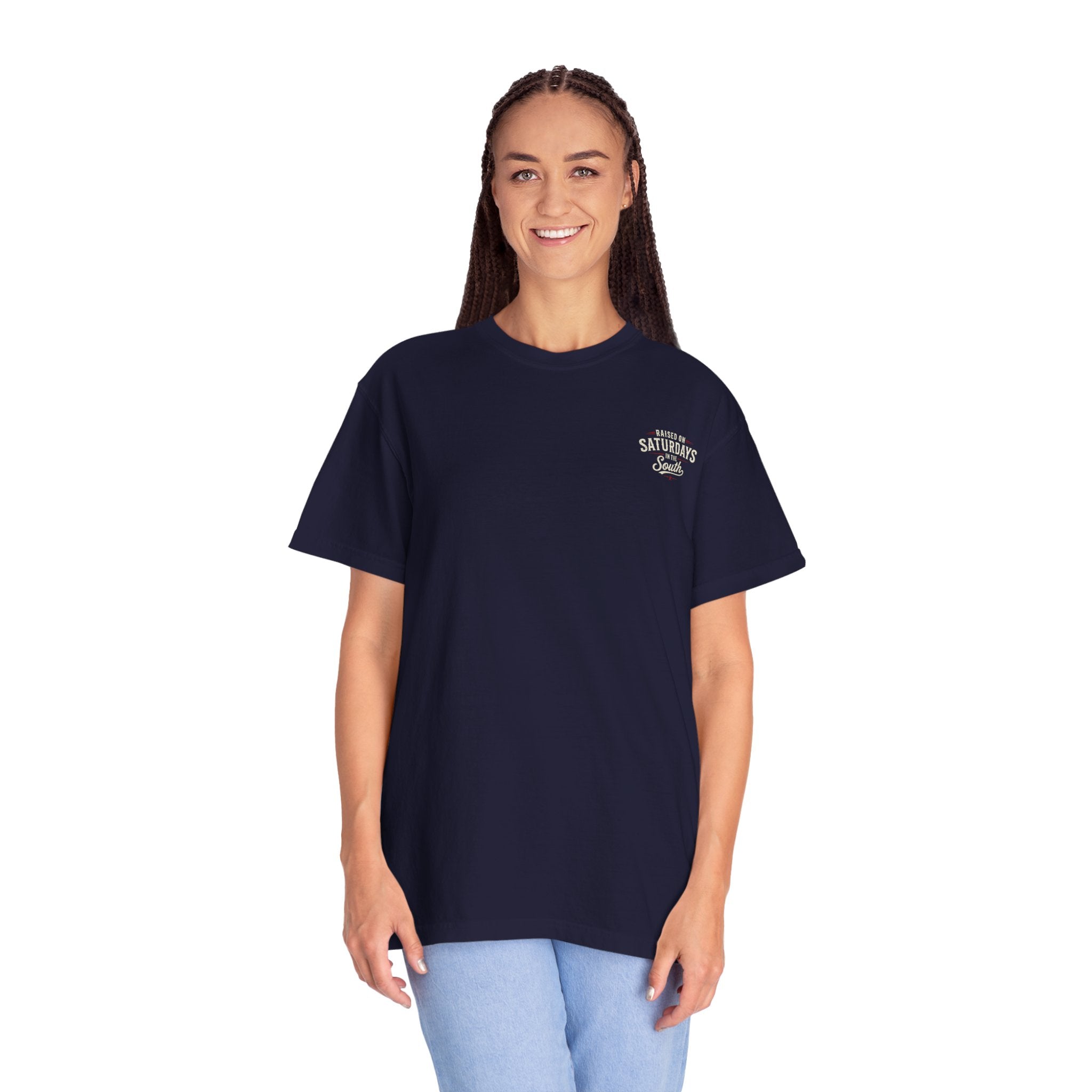 Raised On Saturdays In The South T-Shirt — Relaxing Saturday Morning In The Mountains