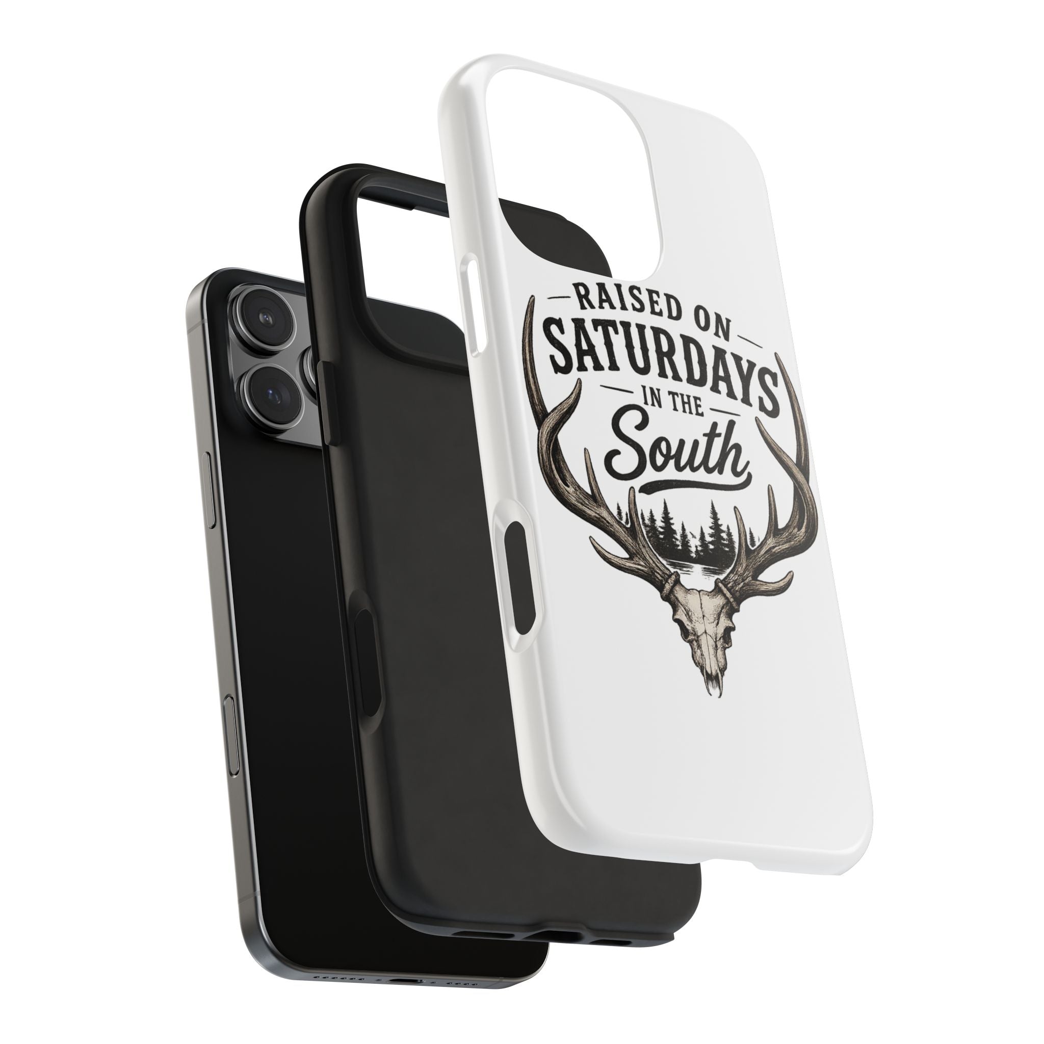 The Spreads Runs Deep In The Woods Phone Case-(white)