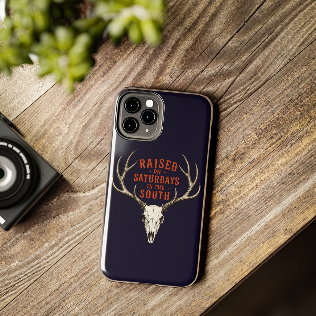 The Spreads Runs Deep In The Woods Phone Case-(blue)