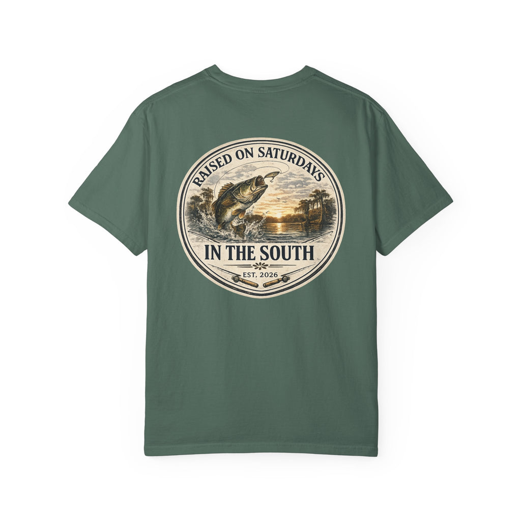 Raised On Saturdays In The South Classic T-Shirt- Fishin Season