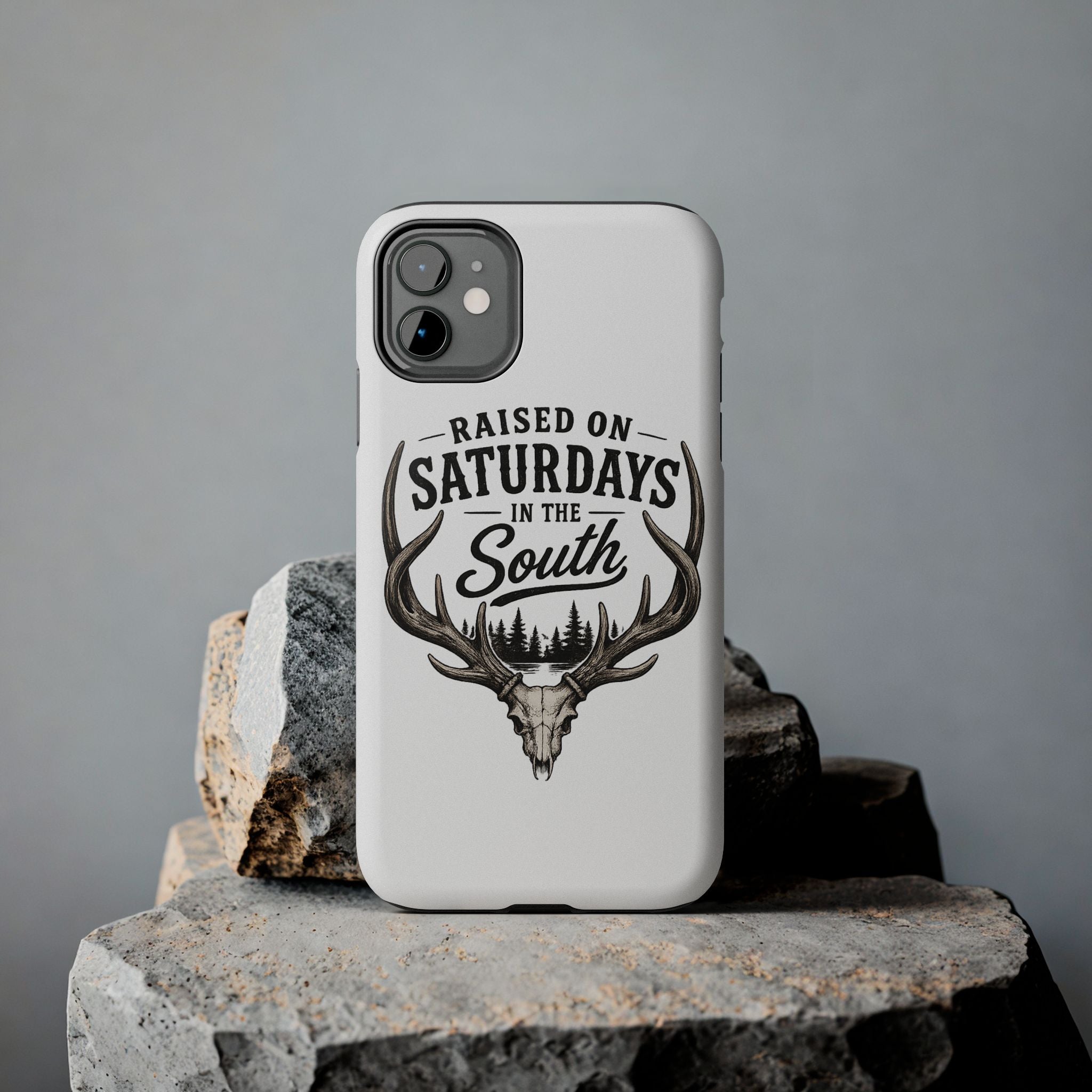 The Spreads Runs Deep In The Woods Phone Case-(white)