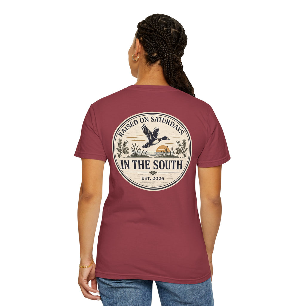 Raised On Saturdays In The South Classic T-Shirt - Duck Season