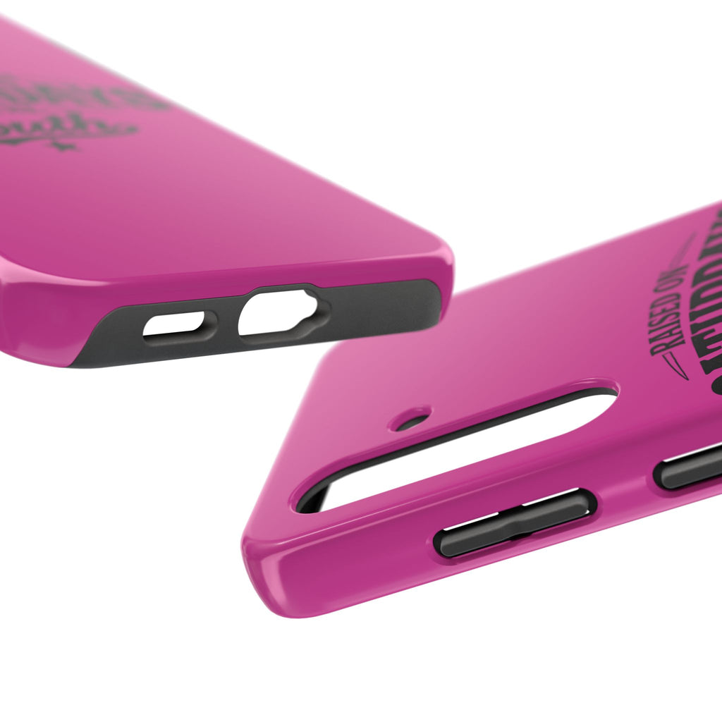 Raised On Saturdays In The South Phone Case-(pink)