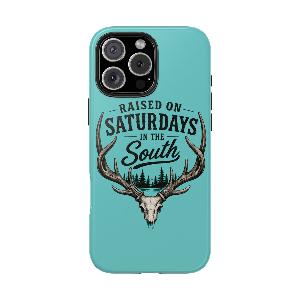 The Spreads Runs Deep In The Woods Phone Case-(blue)