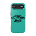 Raised On Saturdays In The South Phone Case-(blue)