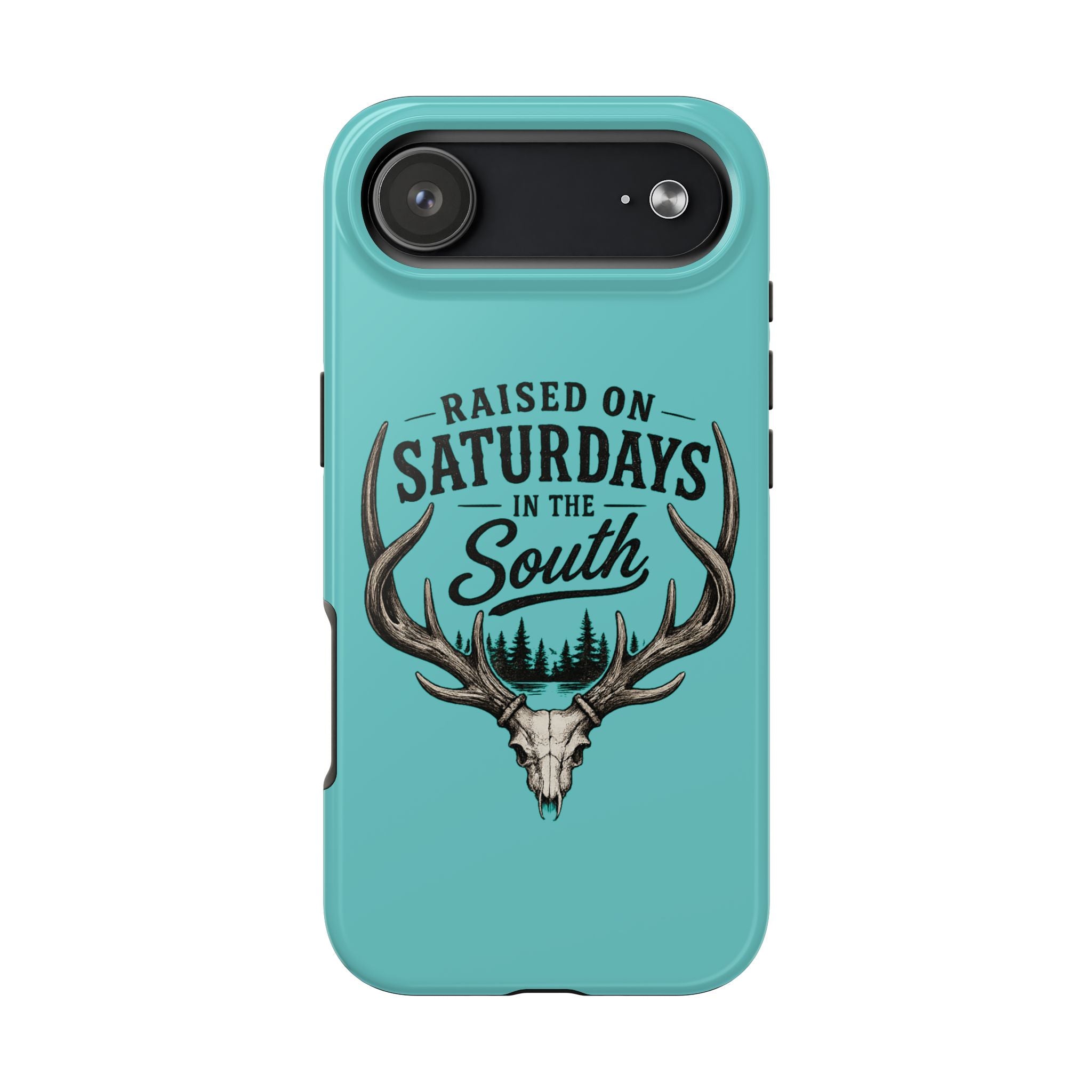 The Spreads Runs Deep In The Woods Phone Case-(blue)