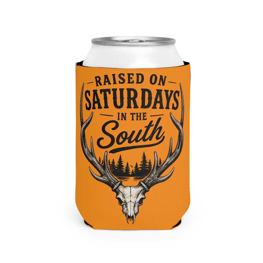 Raised On Saturdays In The South Can Cooler-The Spread Runs Deep In The Woods-(orange)