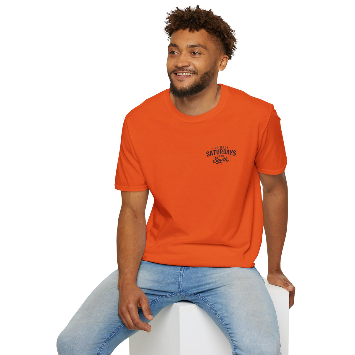 "Raised On Saturdays In The South" Vintage T-Shirt-Saturdays Are Made For Fishin