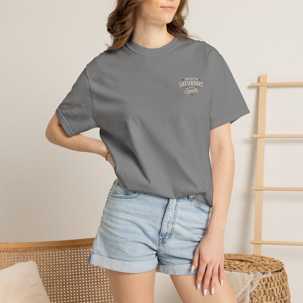 Raised On Saturdays In The South T-Shirt — Girl Dad Hunting Buddies