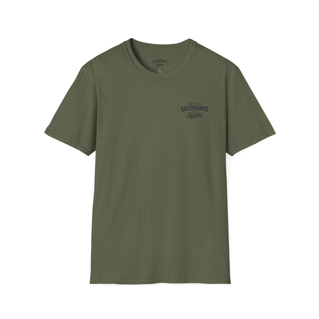Raised On Saturdays In The South Vintage T-Shirt-Girl Dad Fishing Buddy-Father's Day Collection