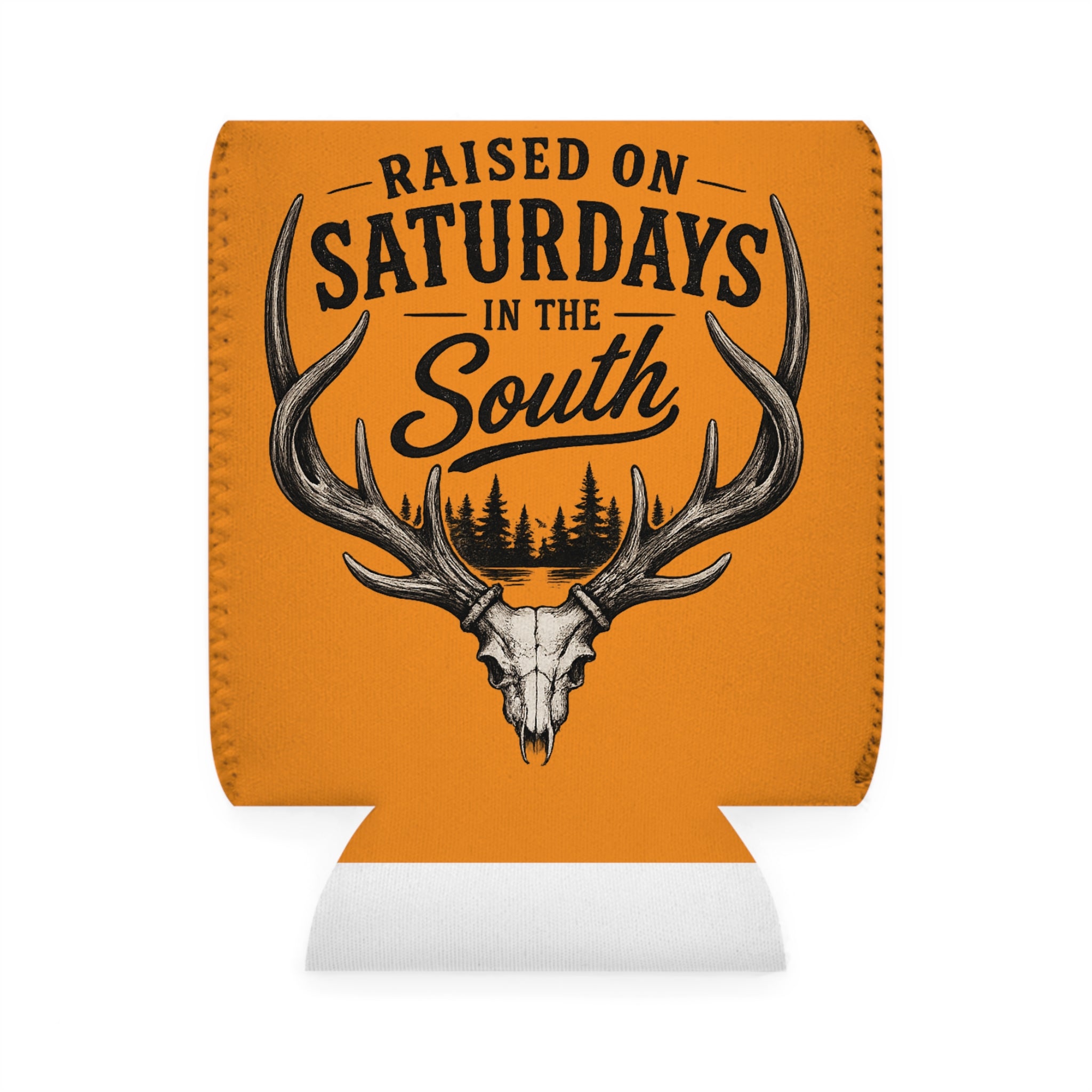 Raised On Saturdays In The South Can Cooler-The Spread Runs Deep In The Woods-(orange)