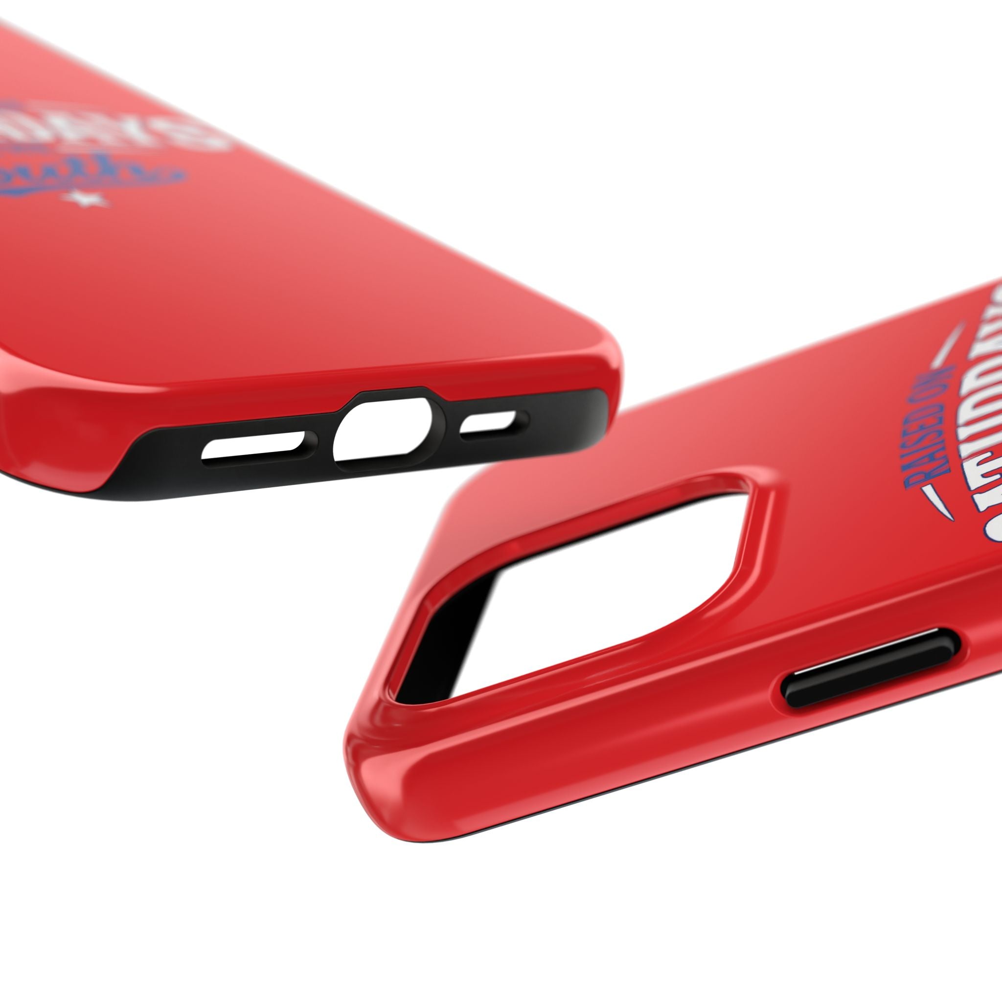 Raised On Saturdays In The South Phone Case-(red)