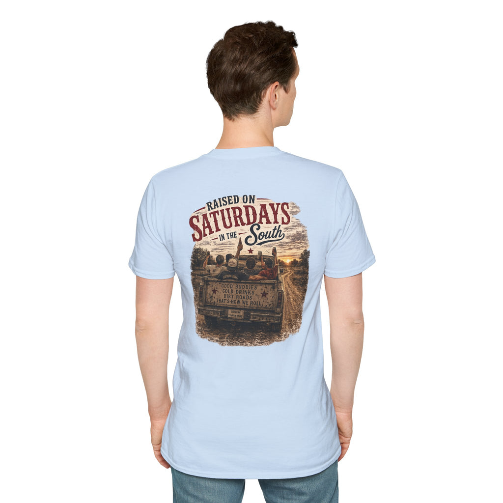 Raised On Saturdays In The South Vintage T-Shirt - Good Riding Buddies