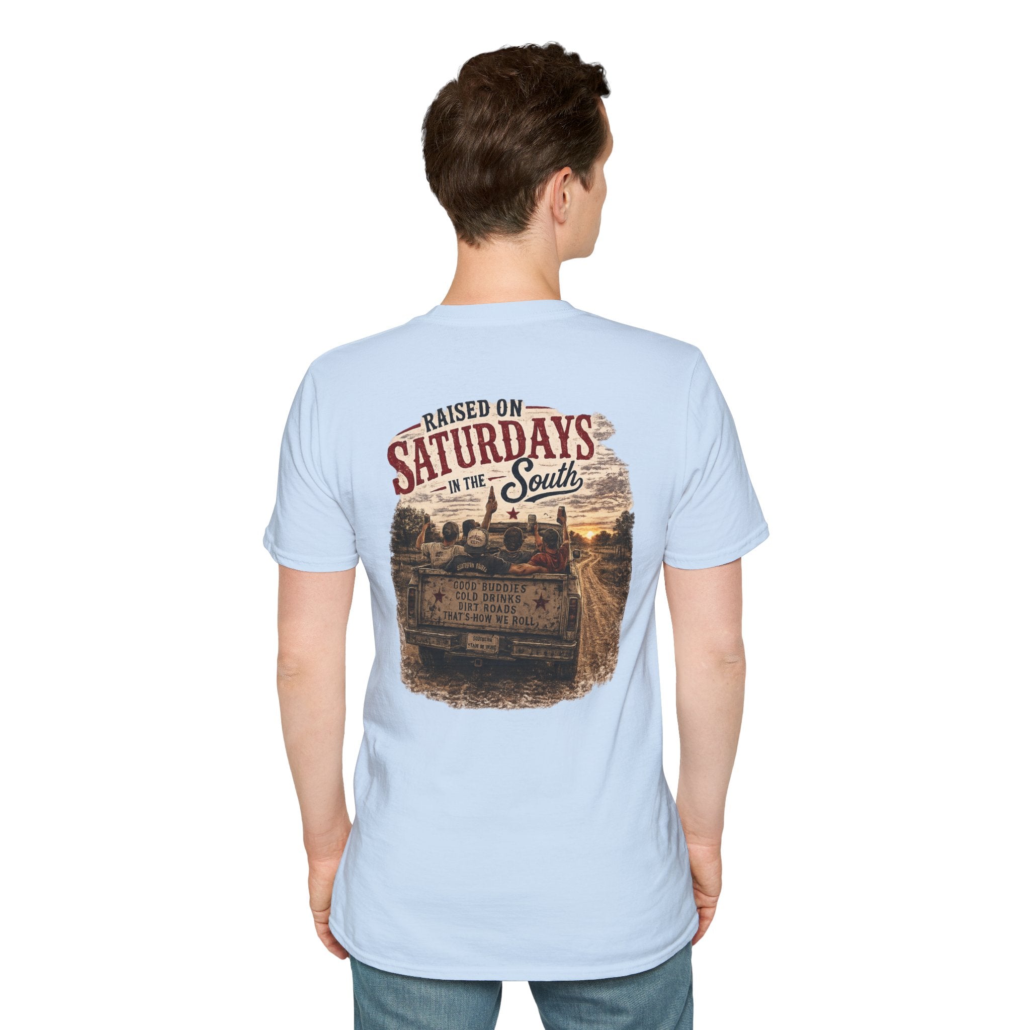 Raised On Saturdays In The South Vintage T-Shirt - Good Riding Buddies