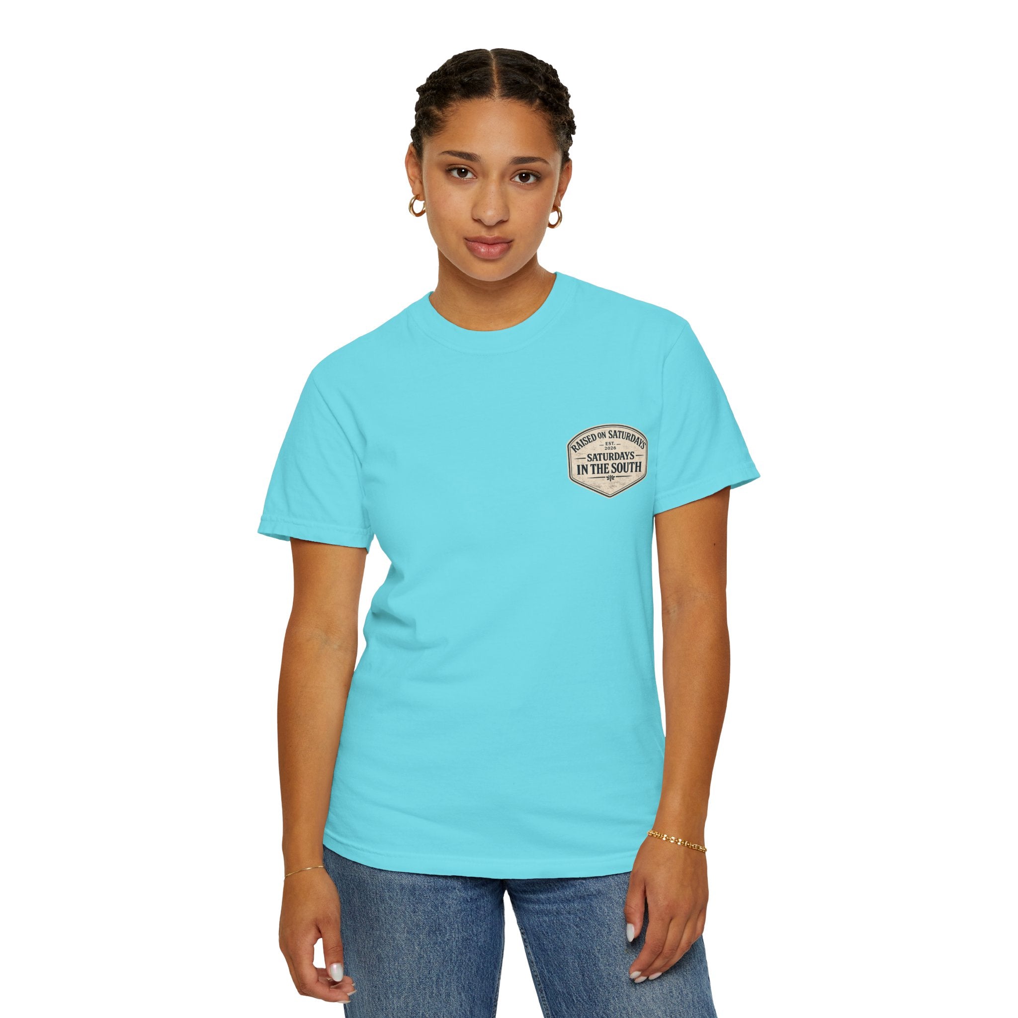 Raised On Saturdays In The South Classic T-Shirt - Duck Season