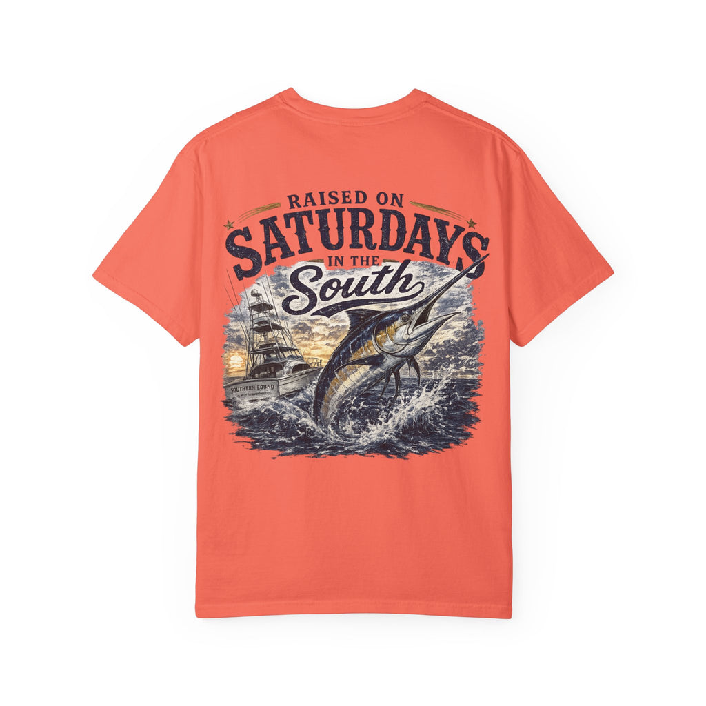 Raised On Saturdays In The South T-Shirt-Deep Sea Saturdays