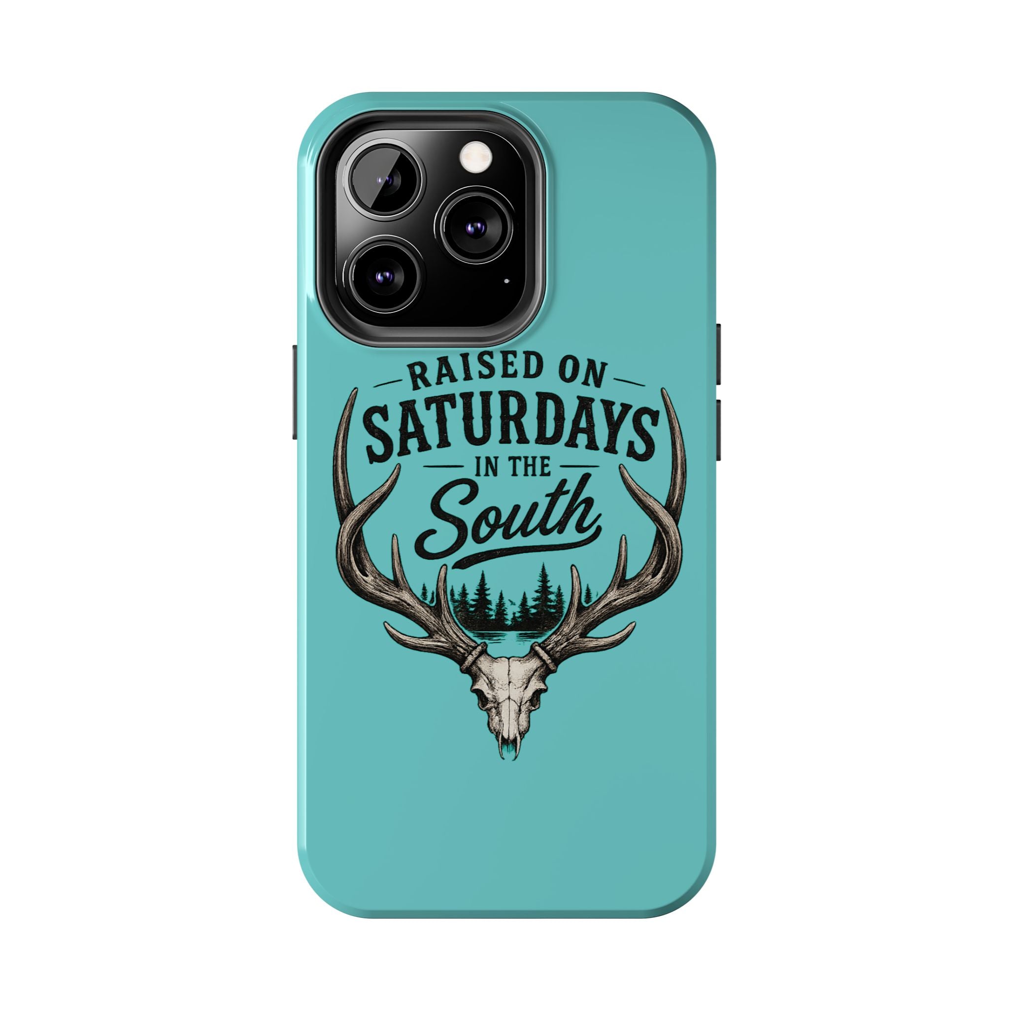 The Spreads Runs Deep In The Woods Phone Case-(blue)