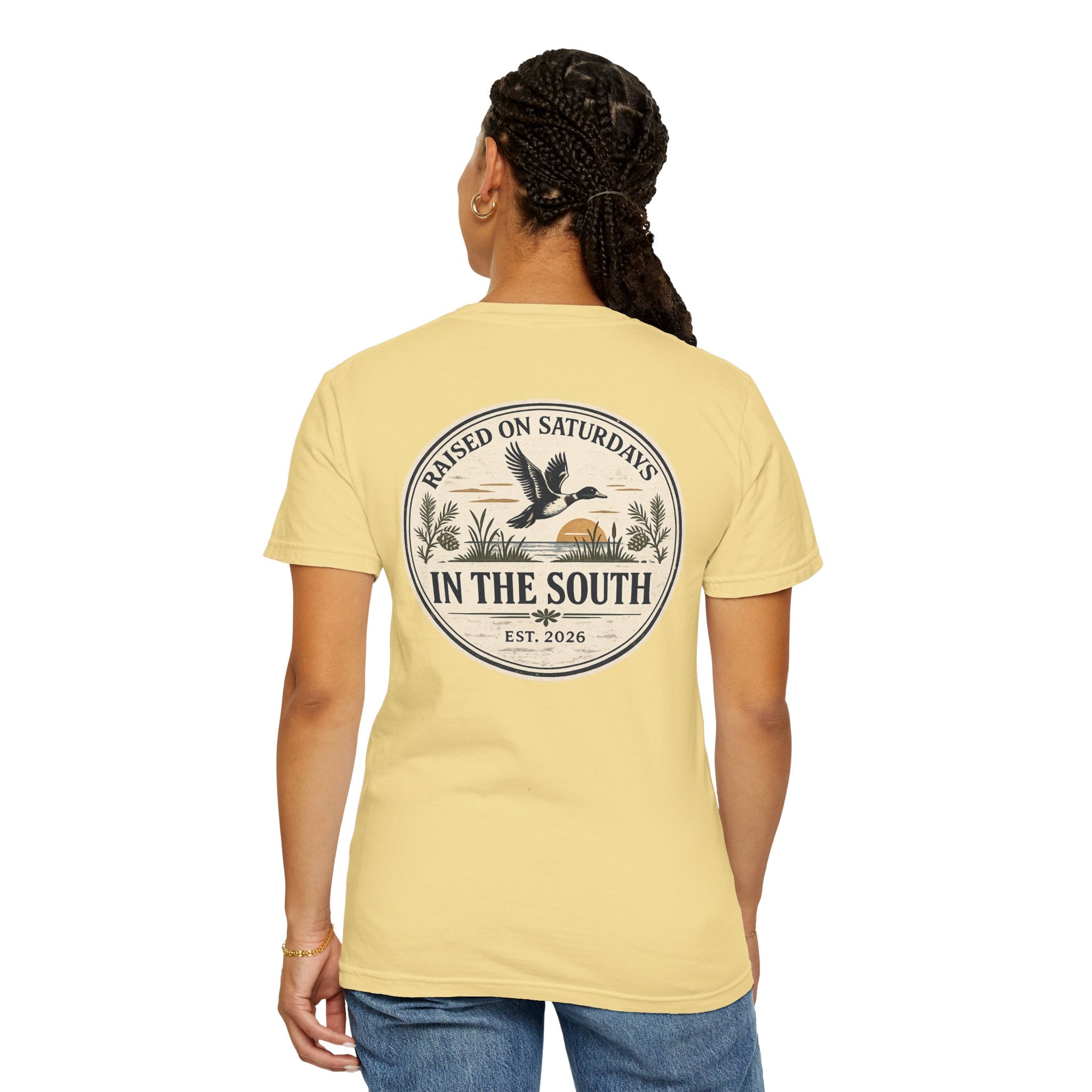 Raised On Saturdays In The South Classic T-Shirt - Duck Season