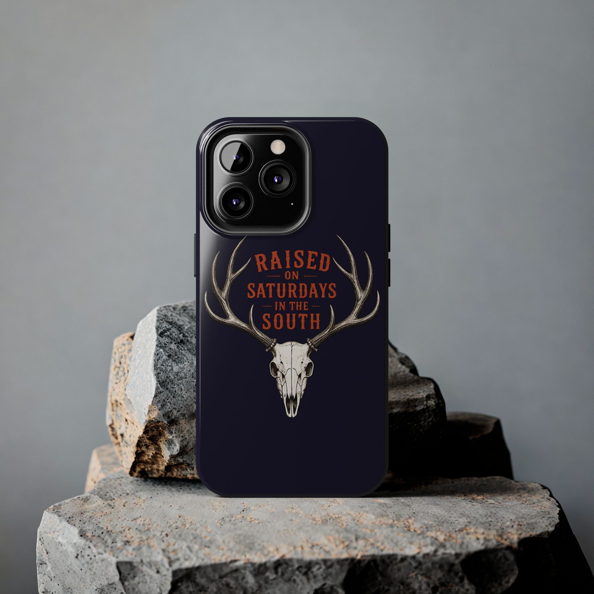 The Spreads Runs Deep In The Woods Phone Case-(blue)