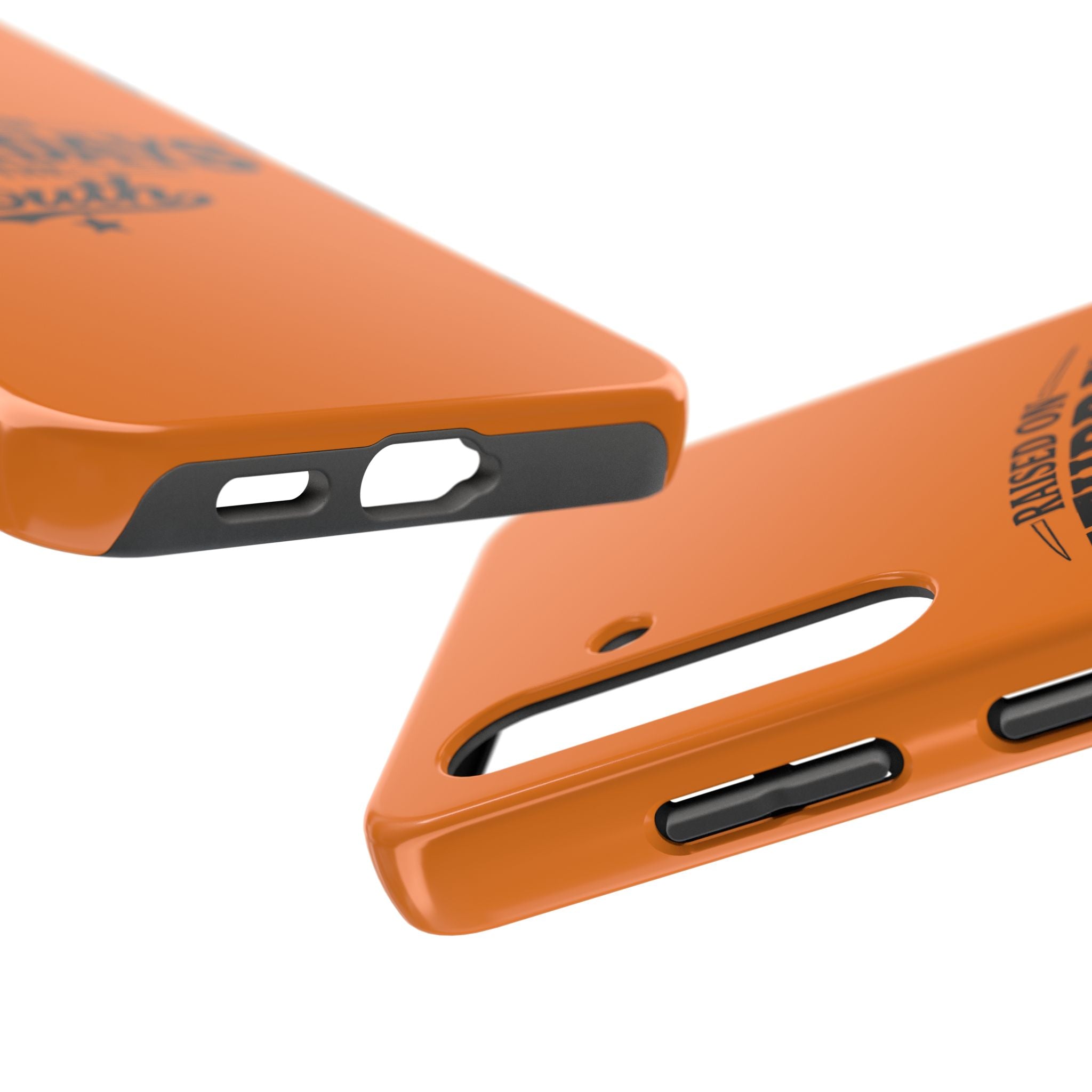 Raised On Saturdays In The South Phone Case-(orange)