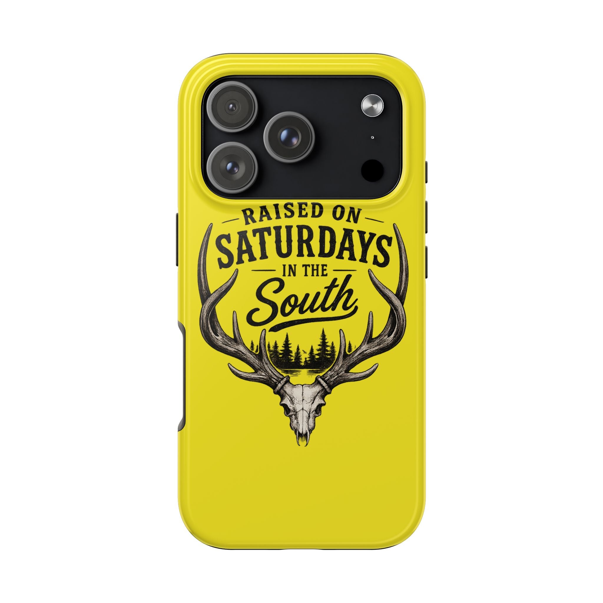 Raised On Saturdays In The South Phone Case-Spread Runs Deep In The Woods-(yellow)