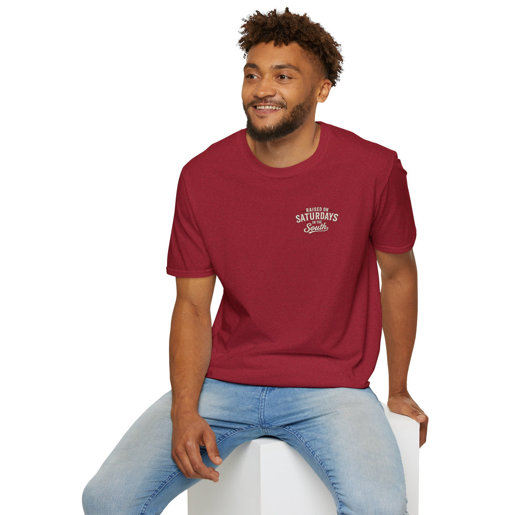 Raised On Saturdays In The South Vintage T-Shirt-Girl Dad Hunting Buddies