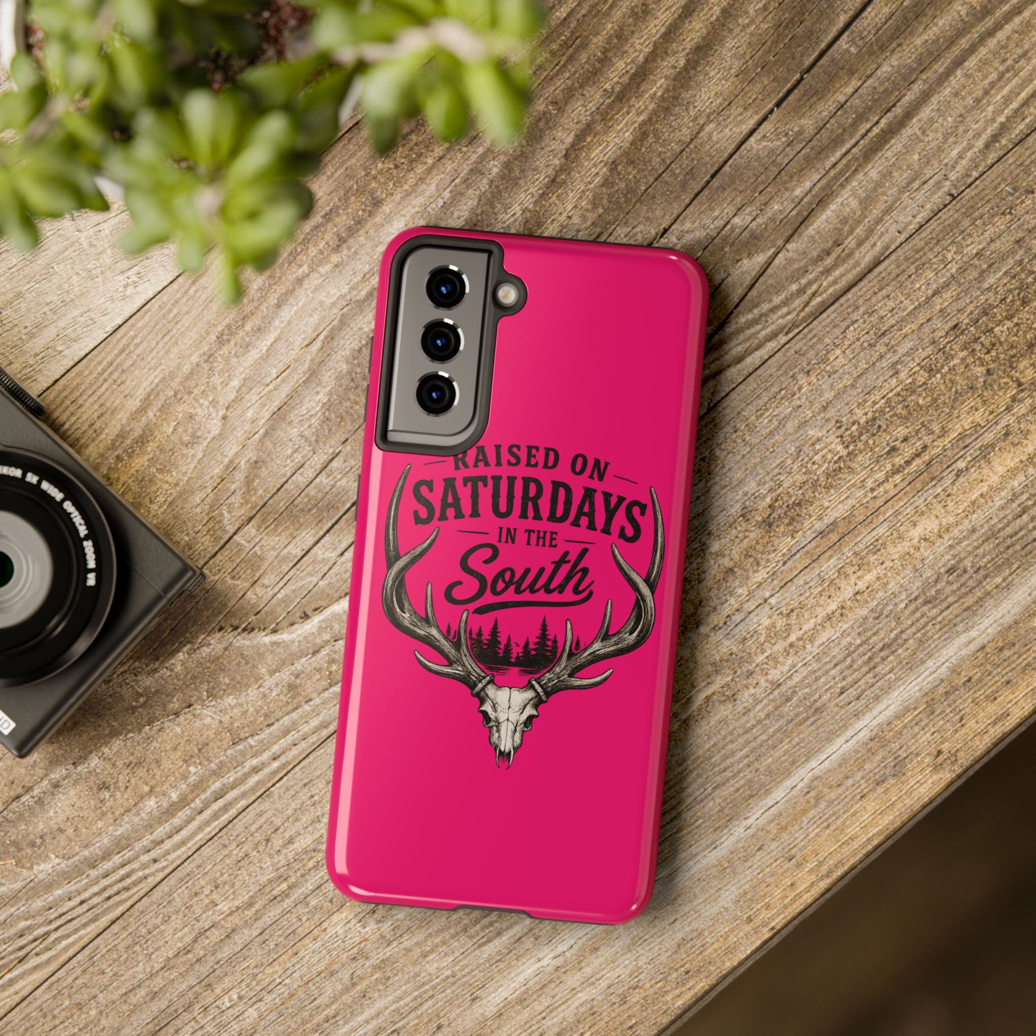 The Spreads Runs Deep In The Woods Phone Case-(pink)