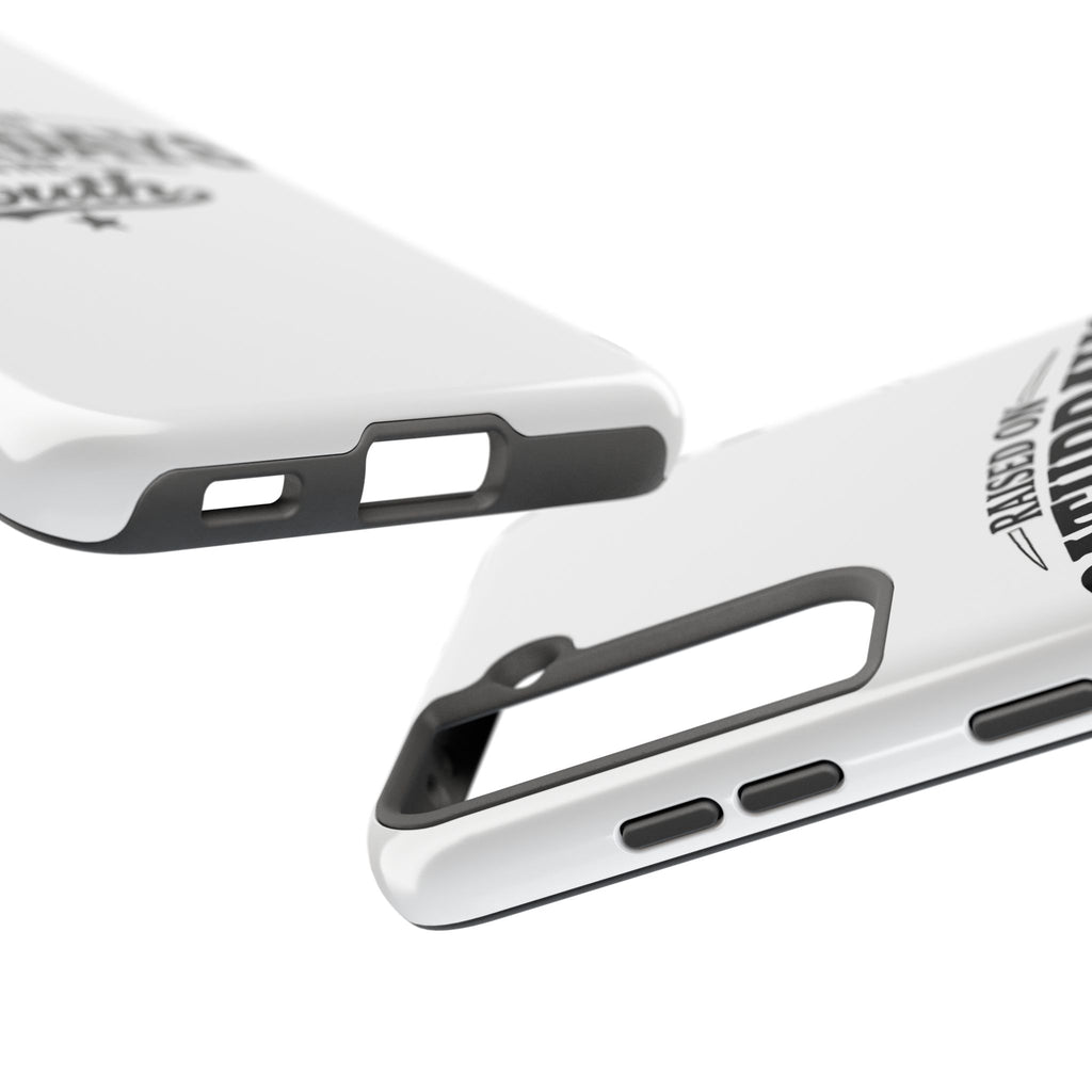 Raised On Saturdays In The South Phone Case-(white)