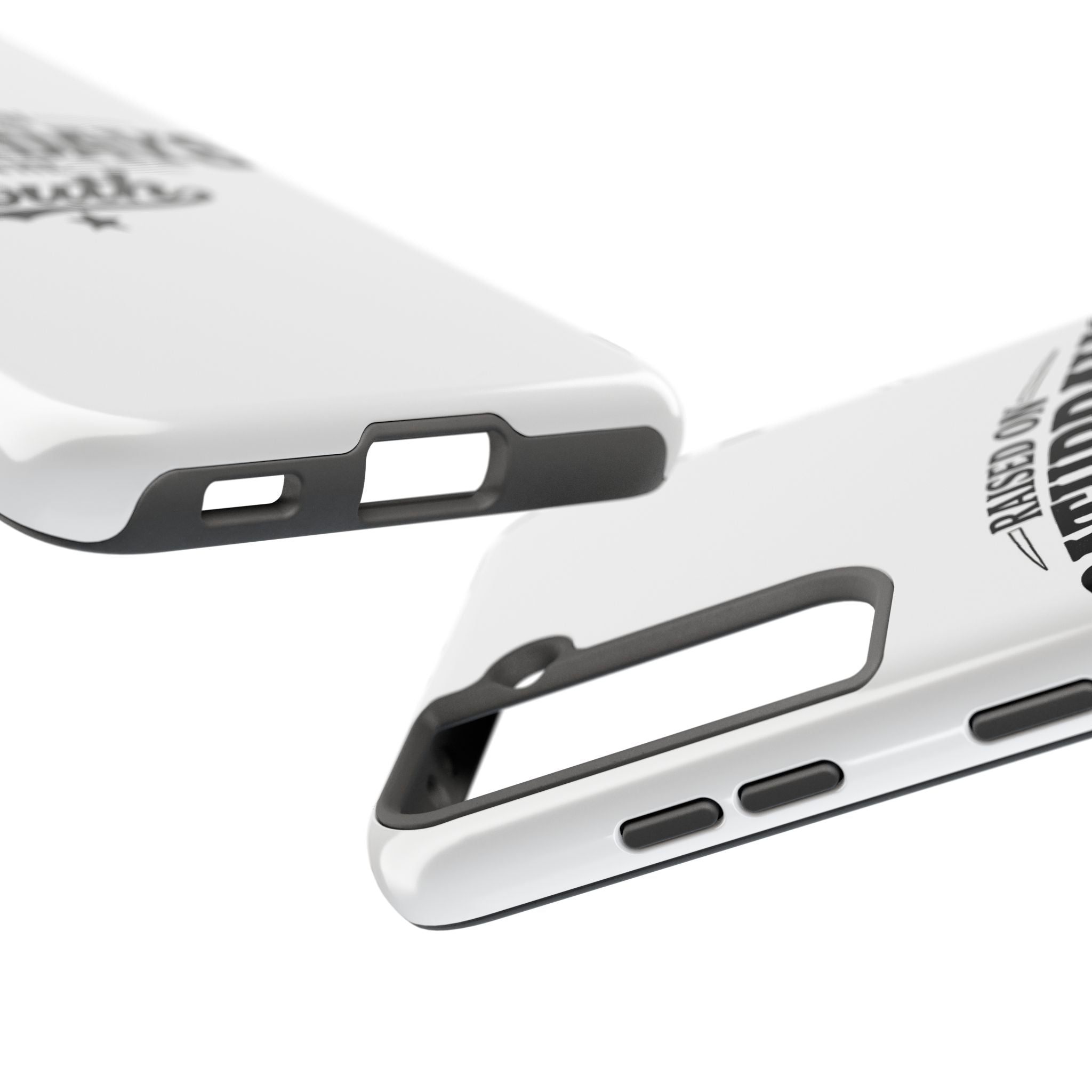 Raised On Saturdays In The South Phone Case-(white)